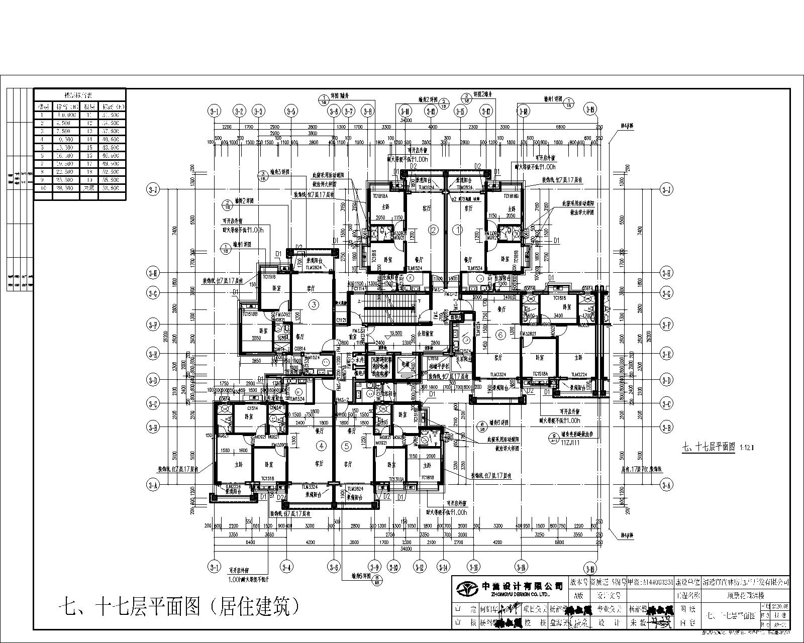 順景花園3#樓7、17層平面圖(修改后).jpg