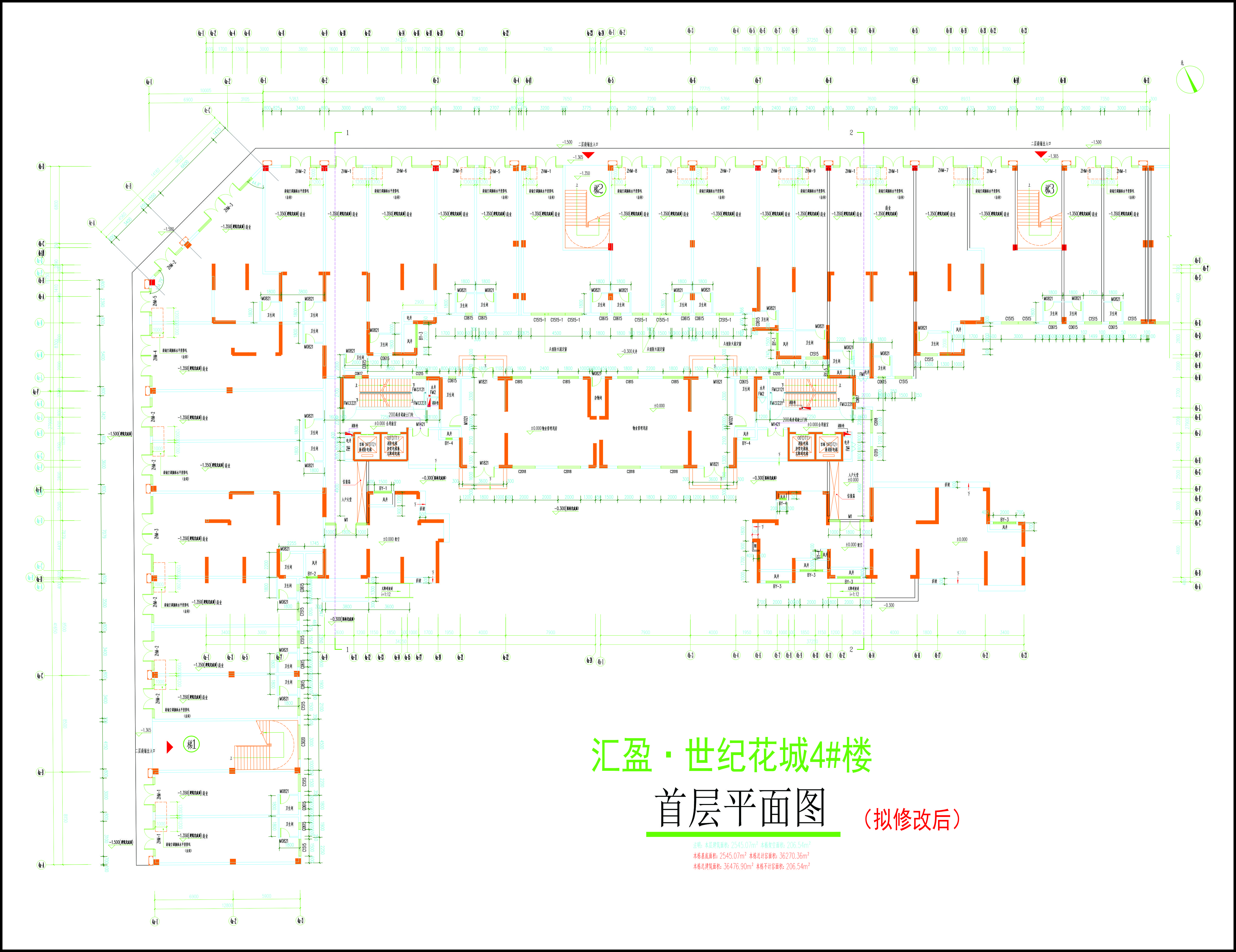 4#樓首層平面圖（擬修改后）.jpg