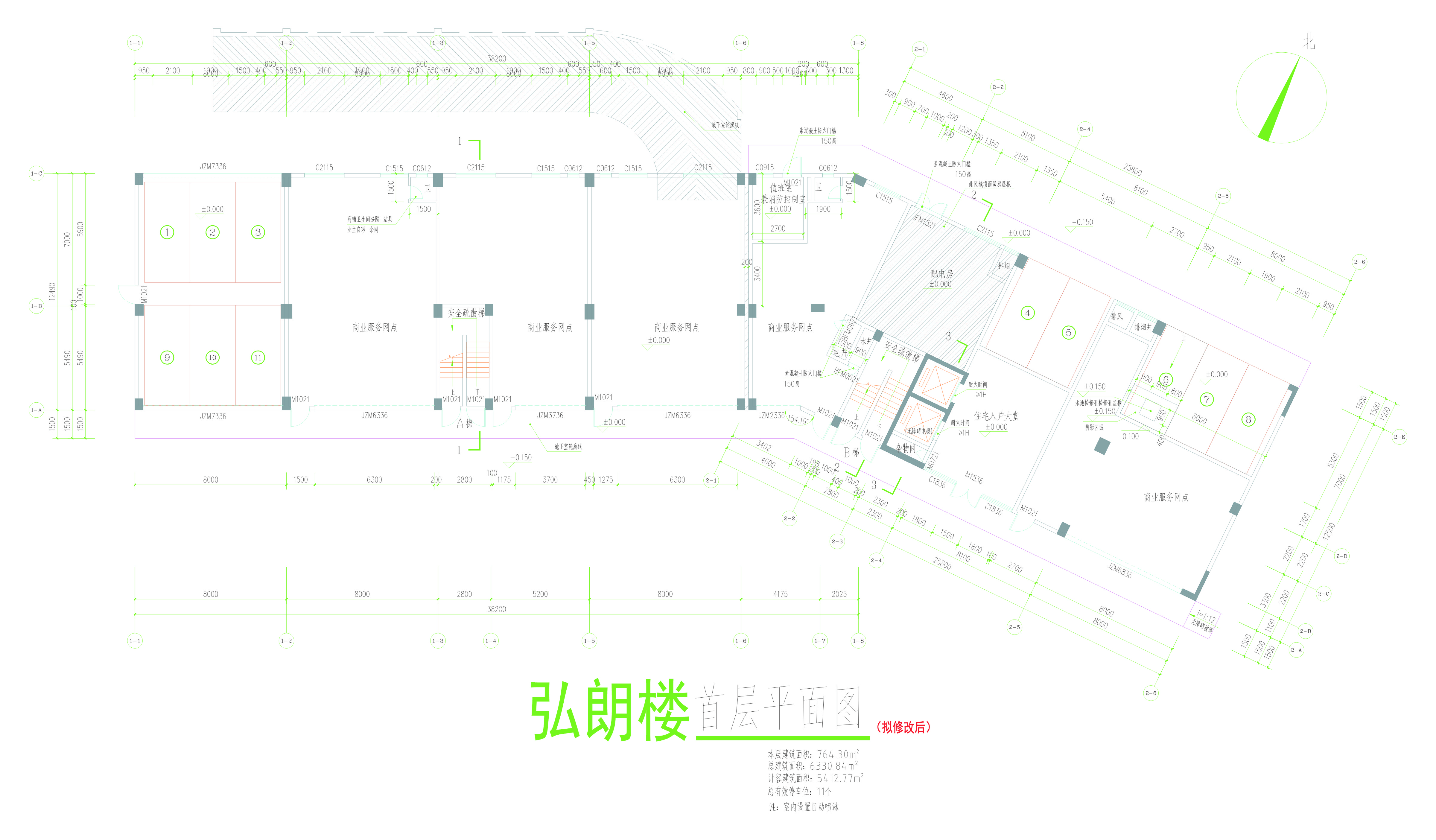 首層平面圖（擬修改后）.jpg