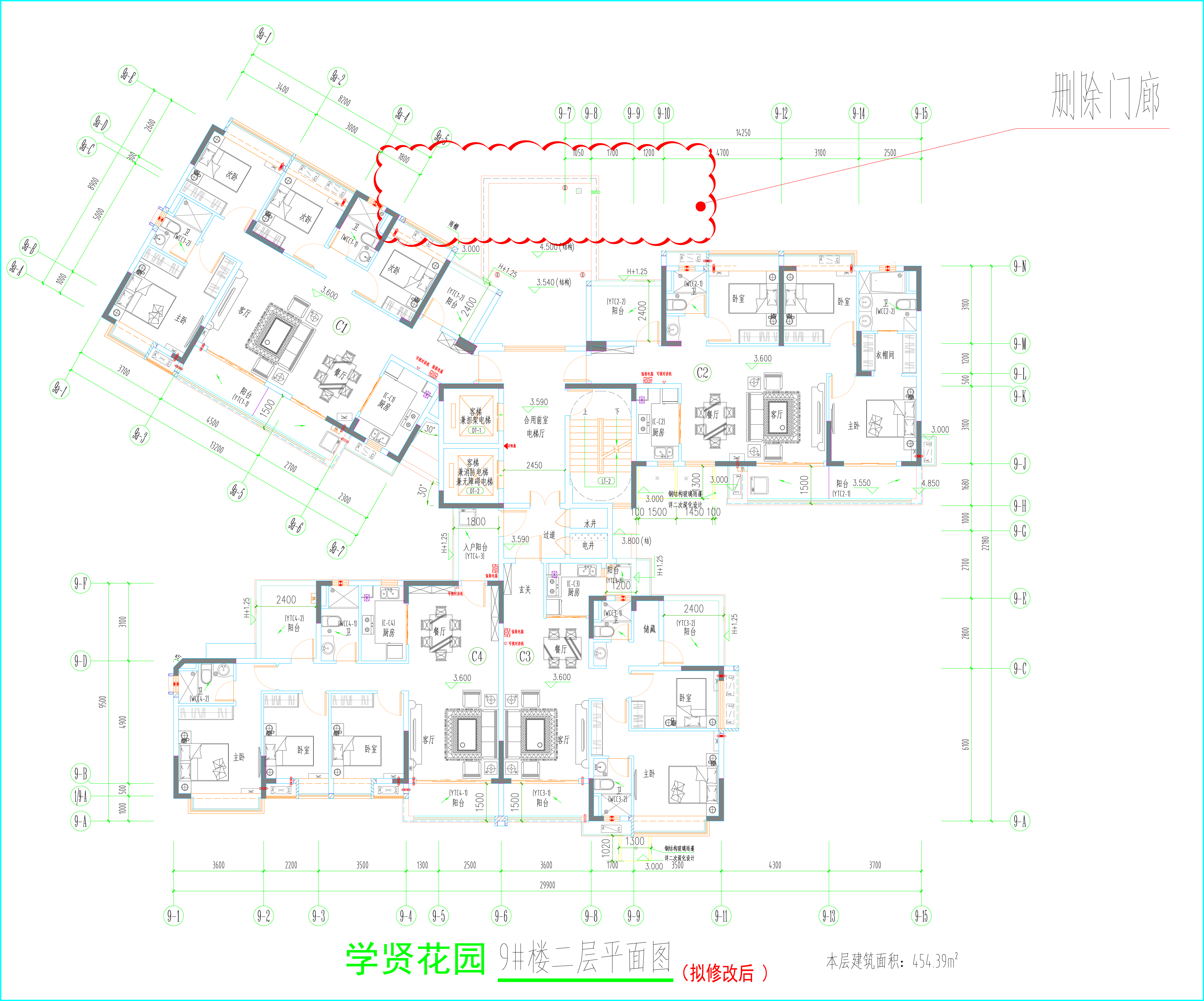 9#樓二層平面圖（擬修改后）.jpg