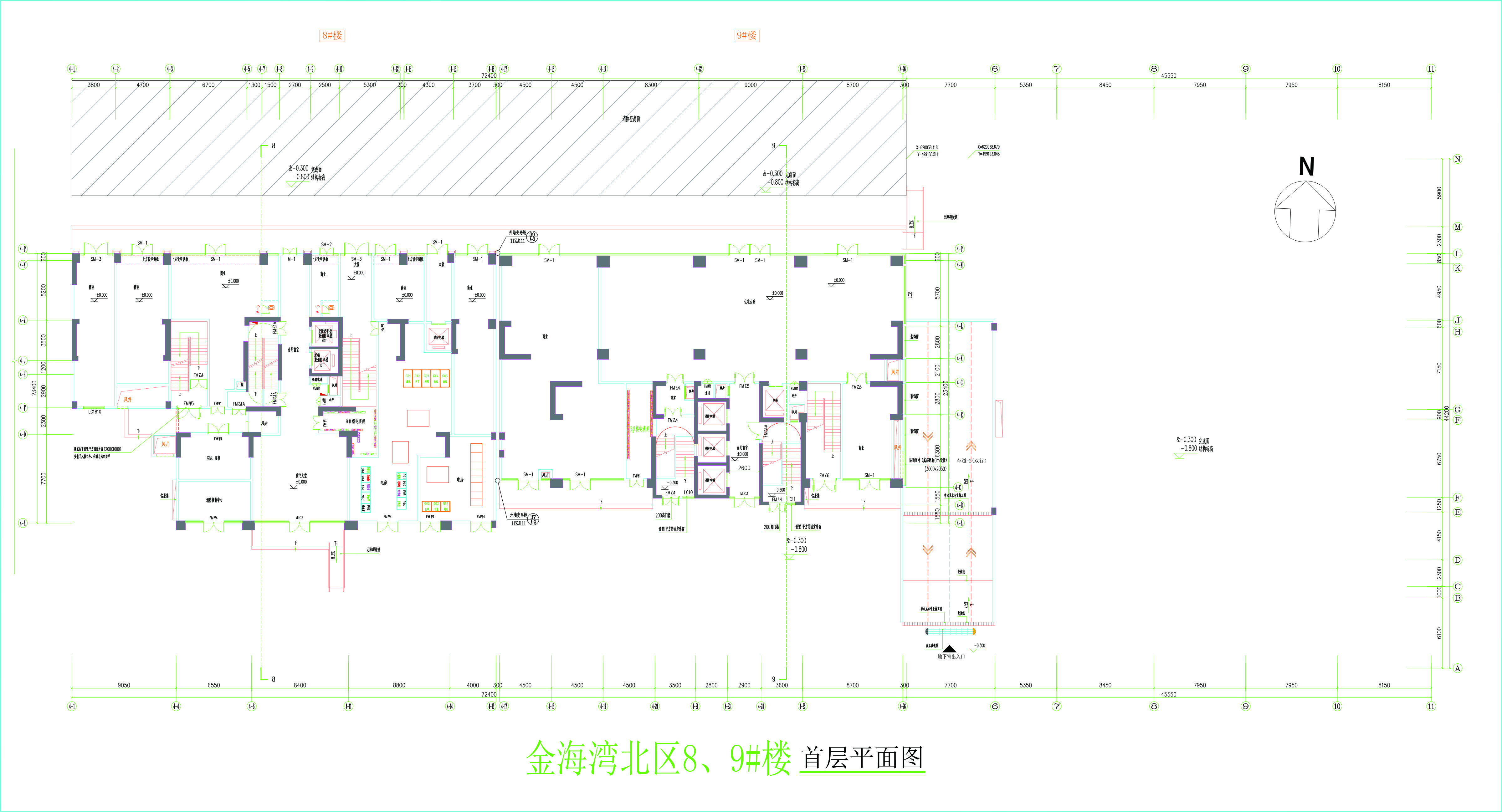 金海灣北區(qū)8、9#樓首層平面圖.jpg