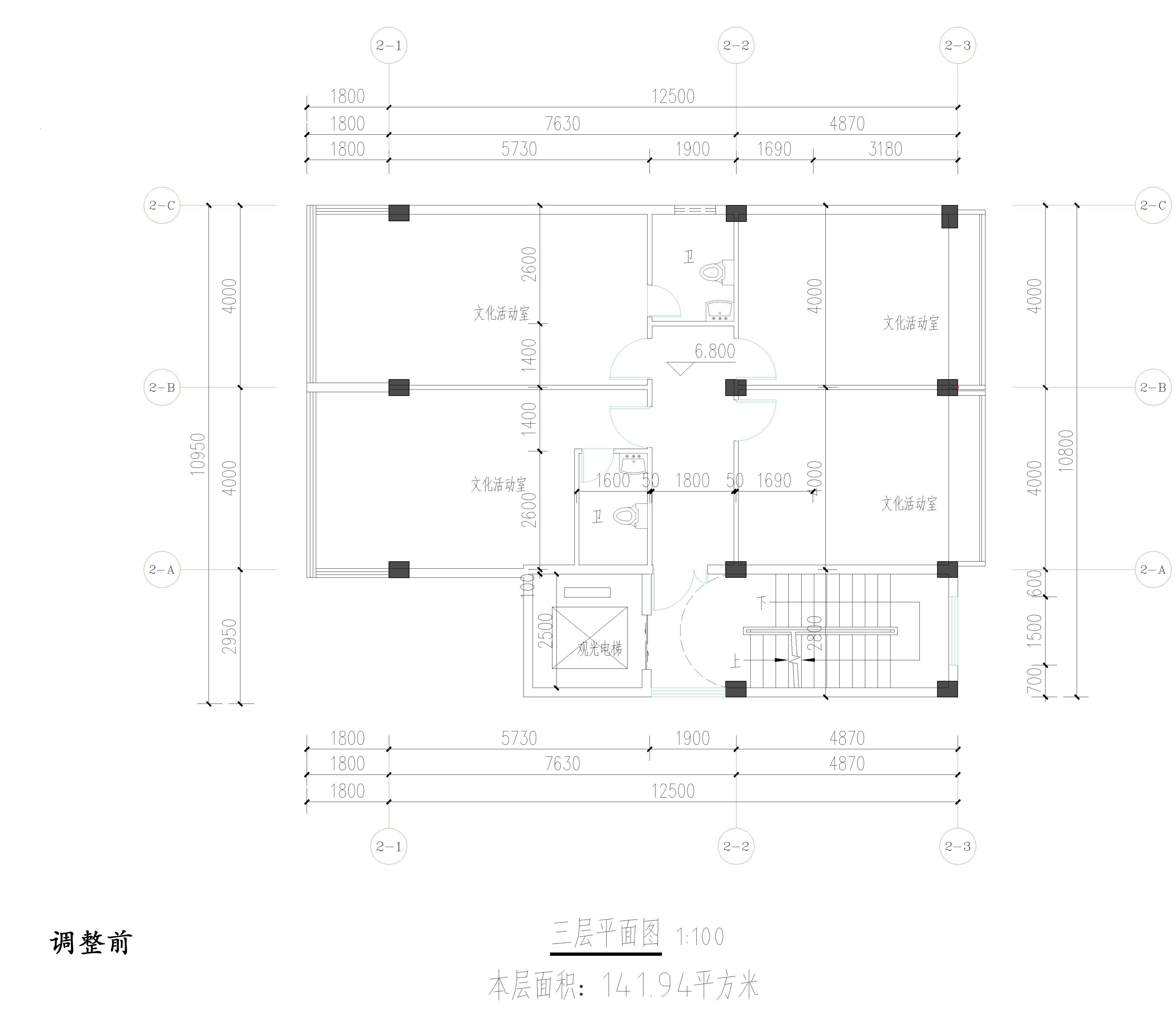 廣東開瑞建設(shè)有限公司-物管、活動中心調(diào)整前三層平面圖.jpg