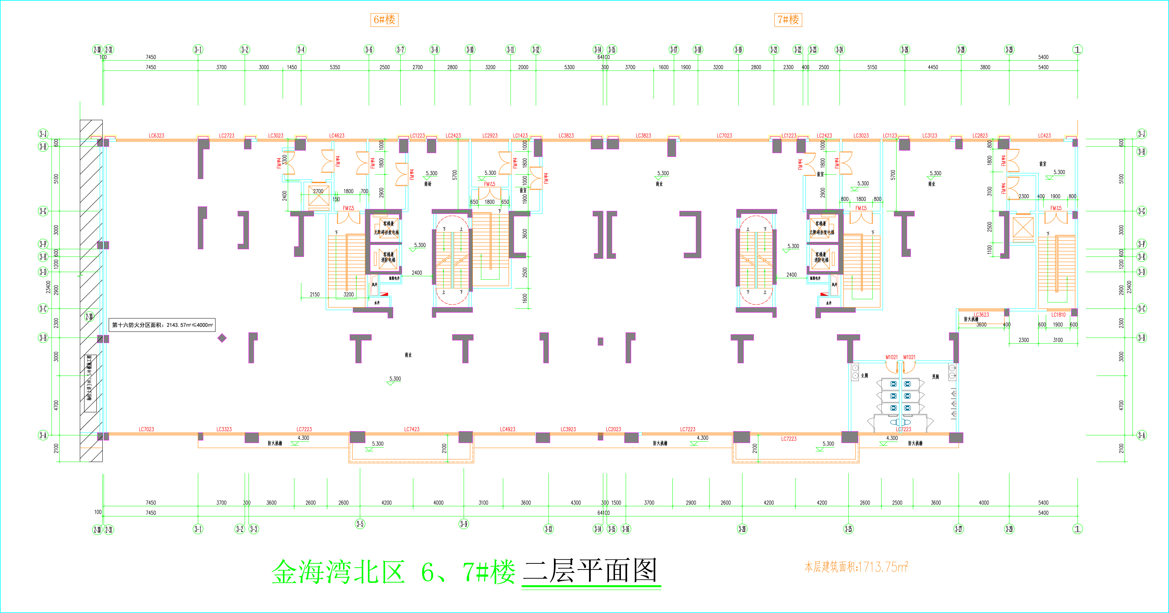 金海灣北區(qū)6、7#樓_二層平面圖.jpg