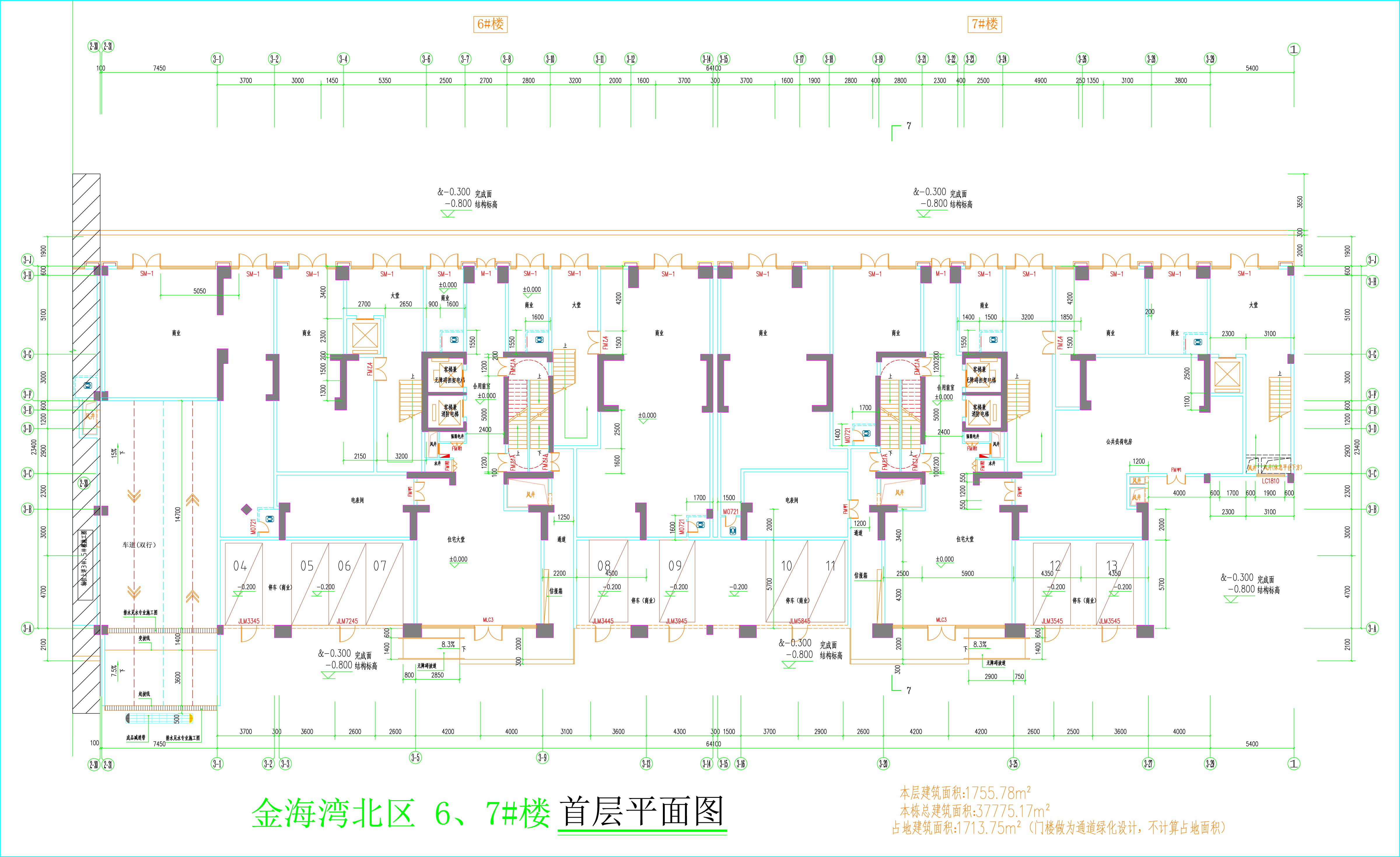 金海灣北區(qū)6、7#樓_首層平面圖.jpg