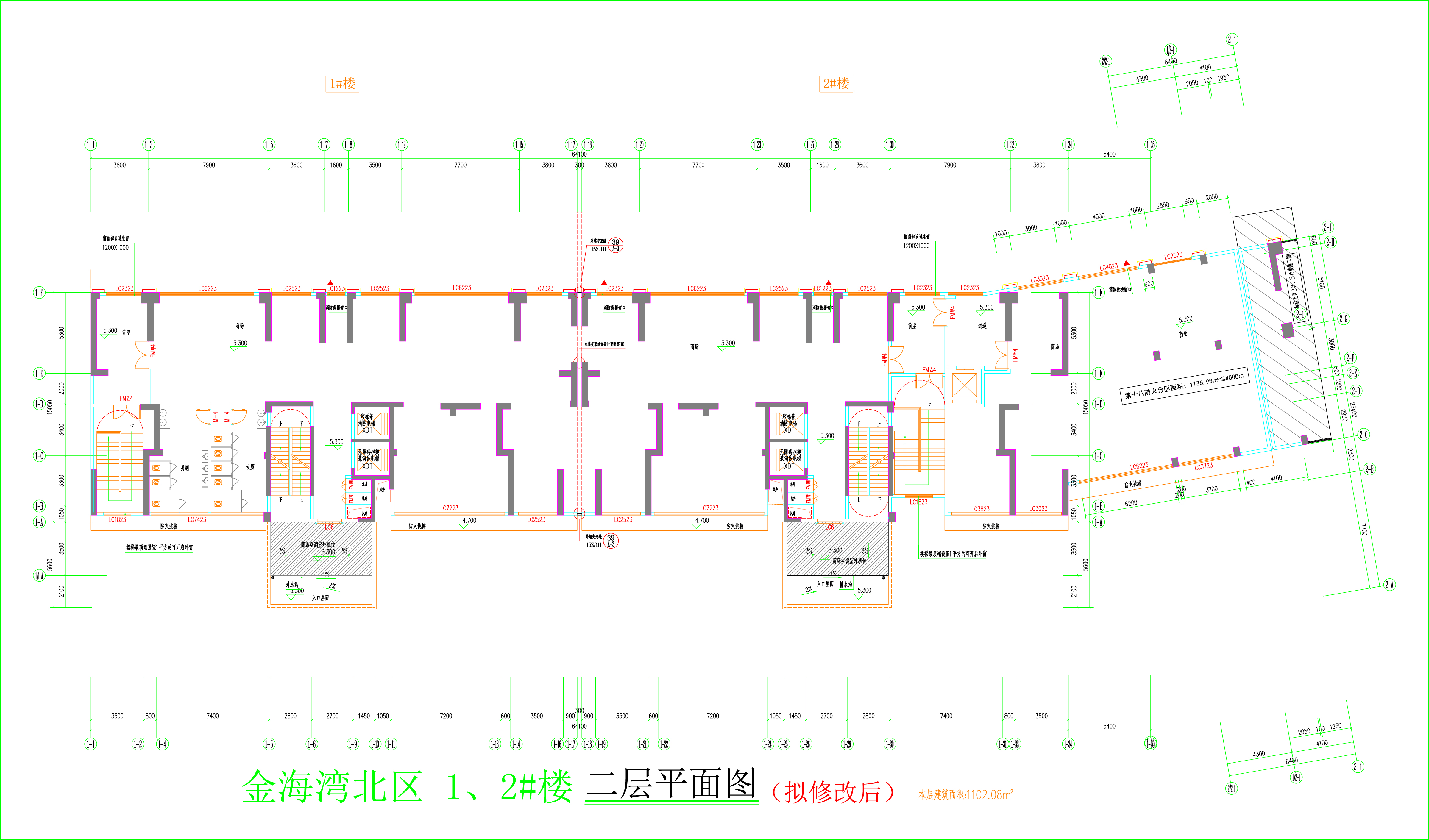 金海灣北區(qū)1、2#樓_二層平面圖（擬修改后）.jpg