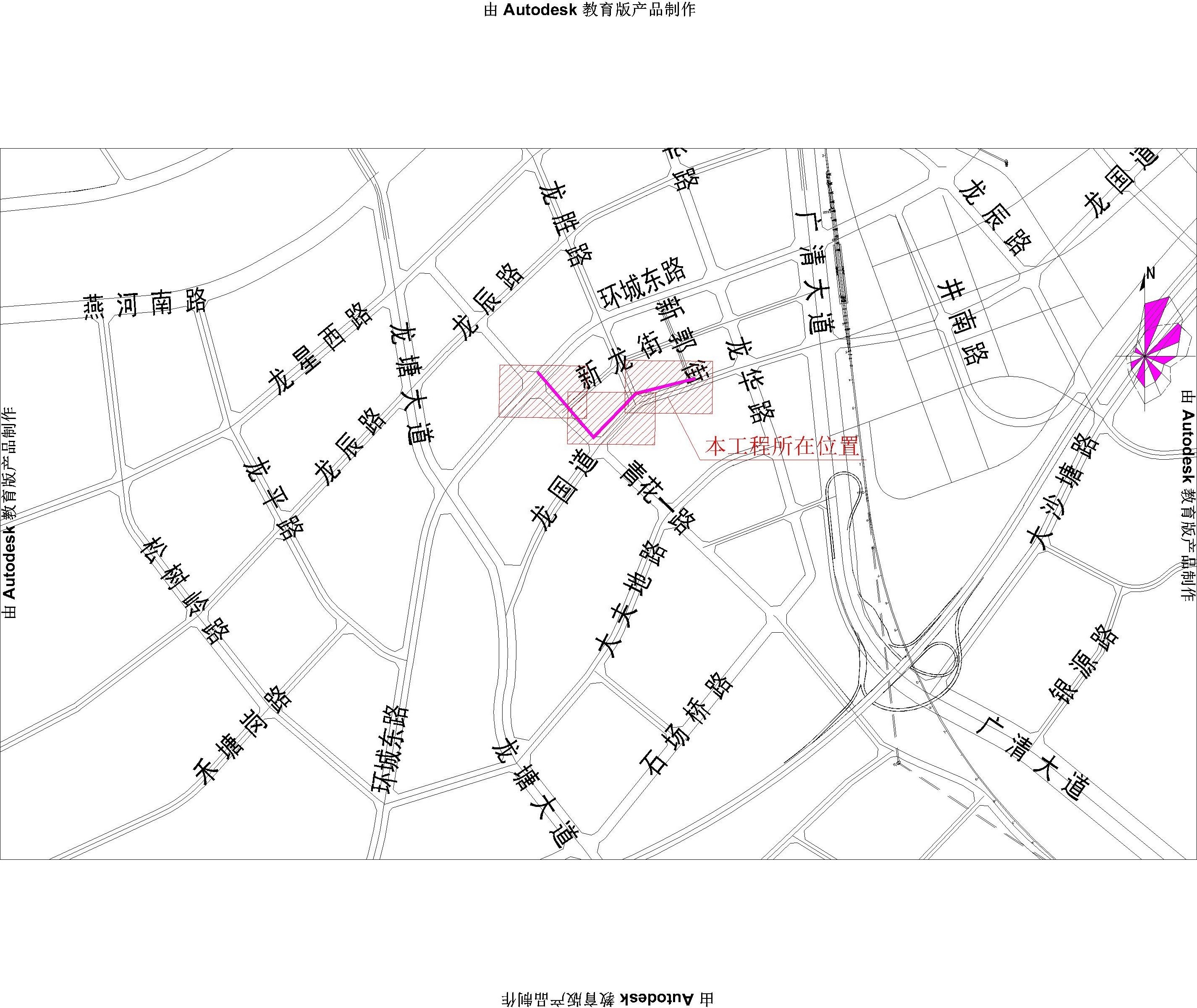 2023.3.9龍?zhí)笼垏?、青花一路（君龍大廈-環(huán)城東路）市政中壓報建圖-布局1.jpg