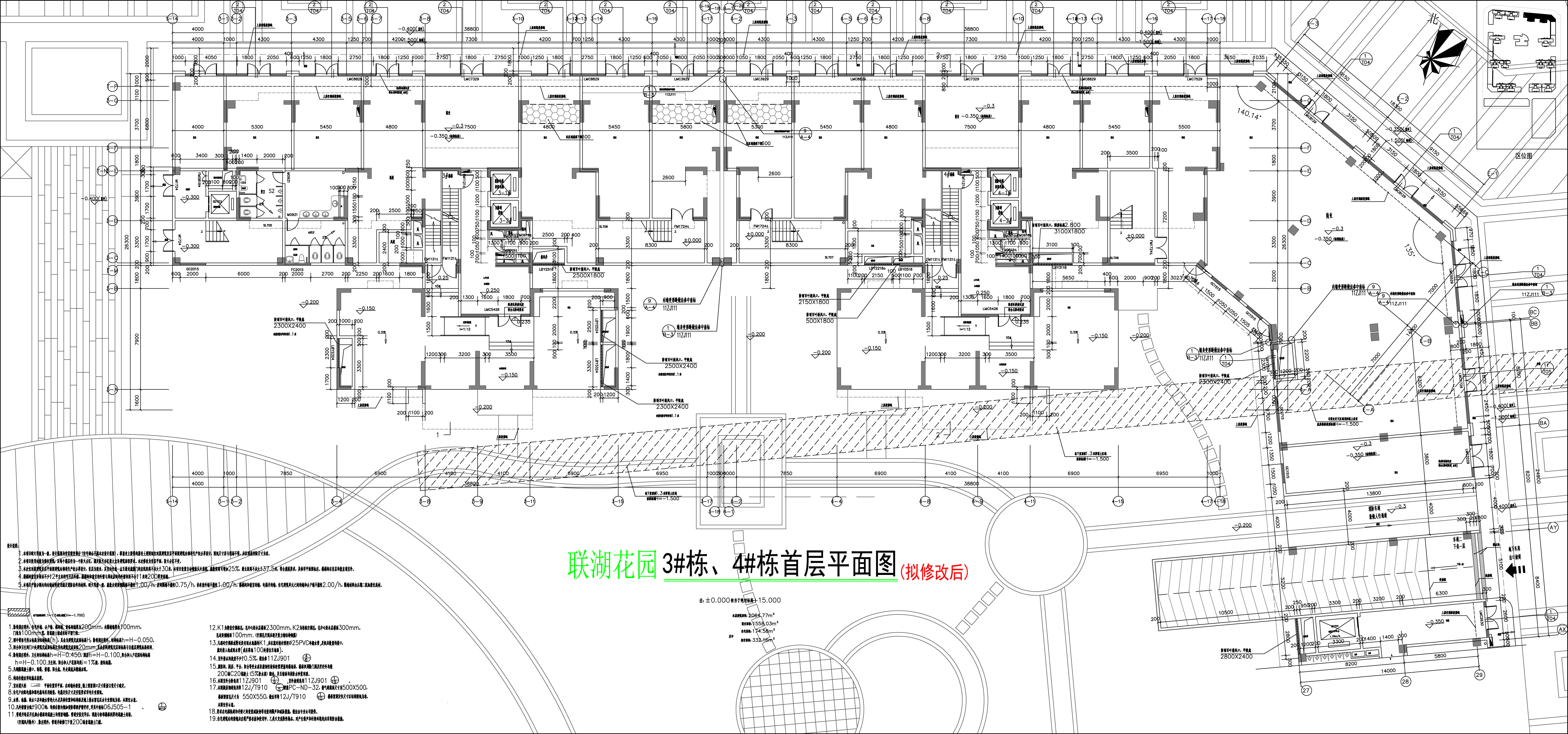 3#4#棟首層平面圖（擬修改后）.jpg