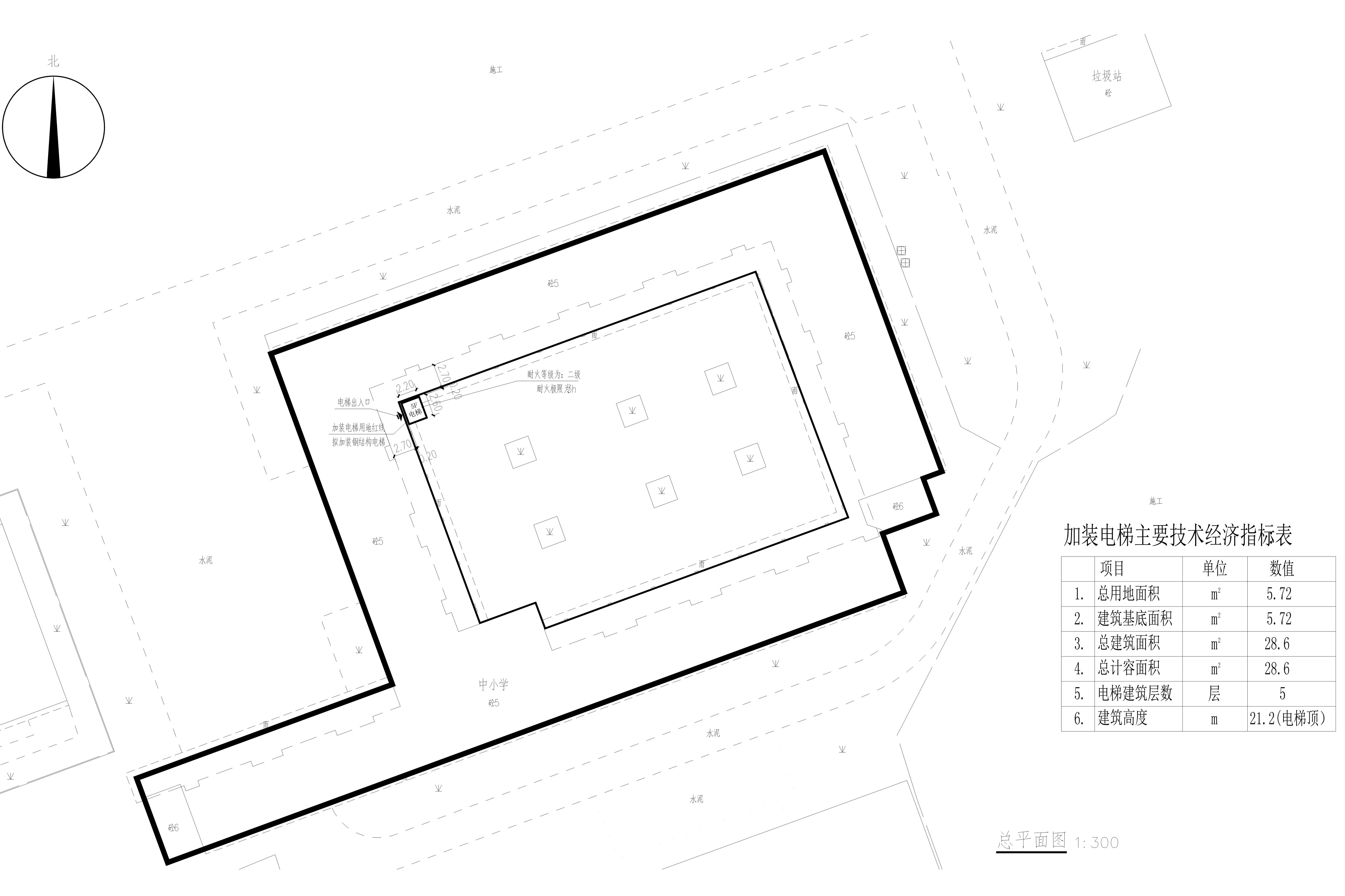 總平面。鳳翔山湖北區(qū)學校教學樓加裝電梯_t3-Model_1.jpg