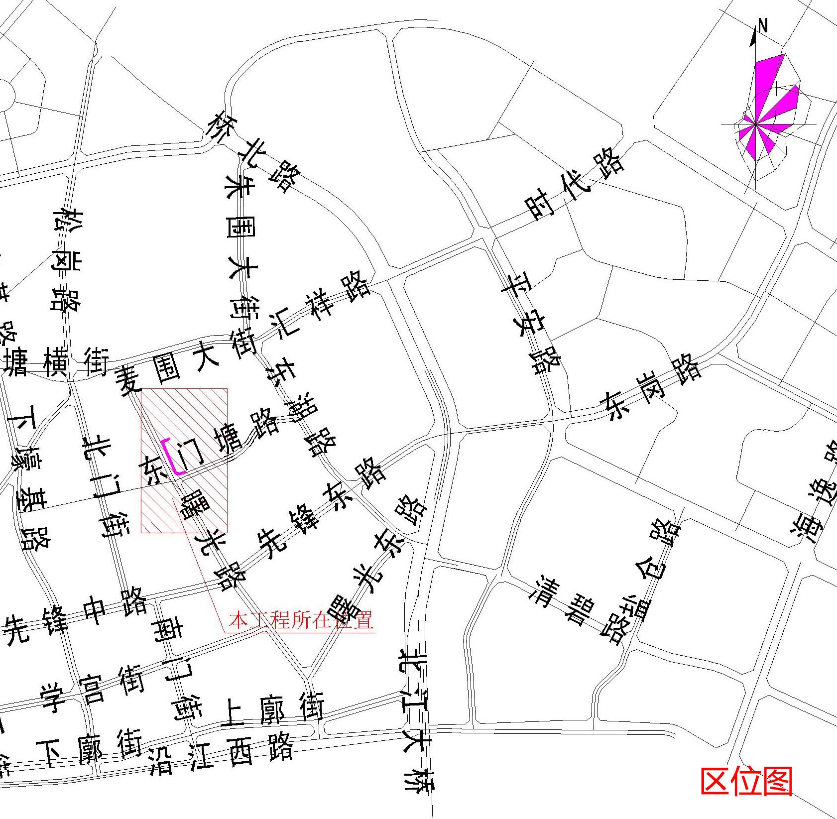 清遠(yuǎn)市婦幼保健院市政中壓燃?xì)夤艿拦こ?區(qū)位圖.jpg