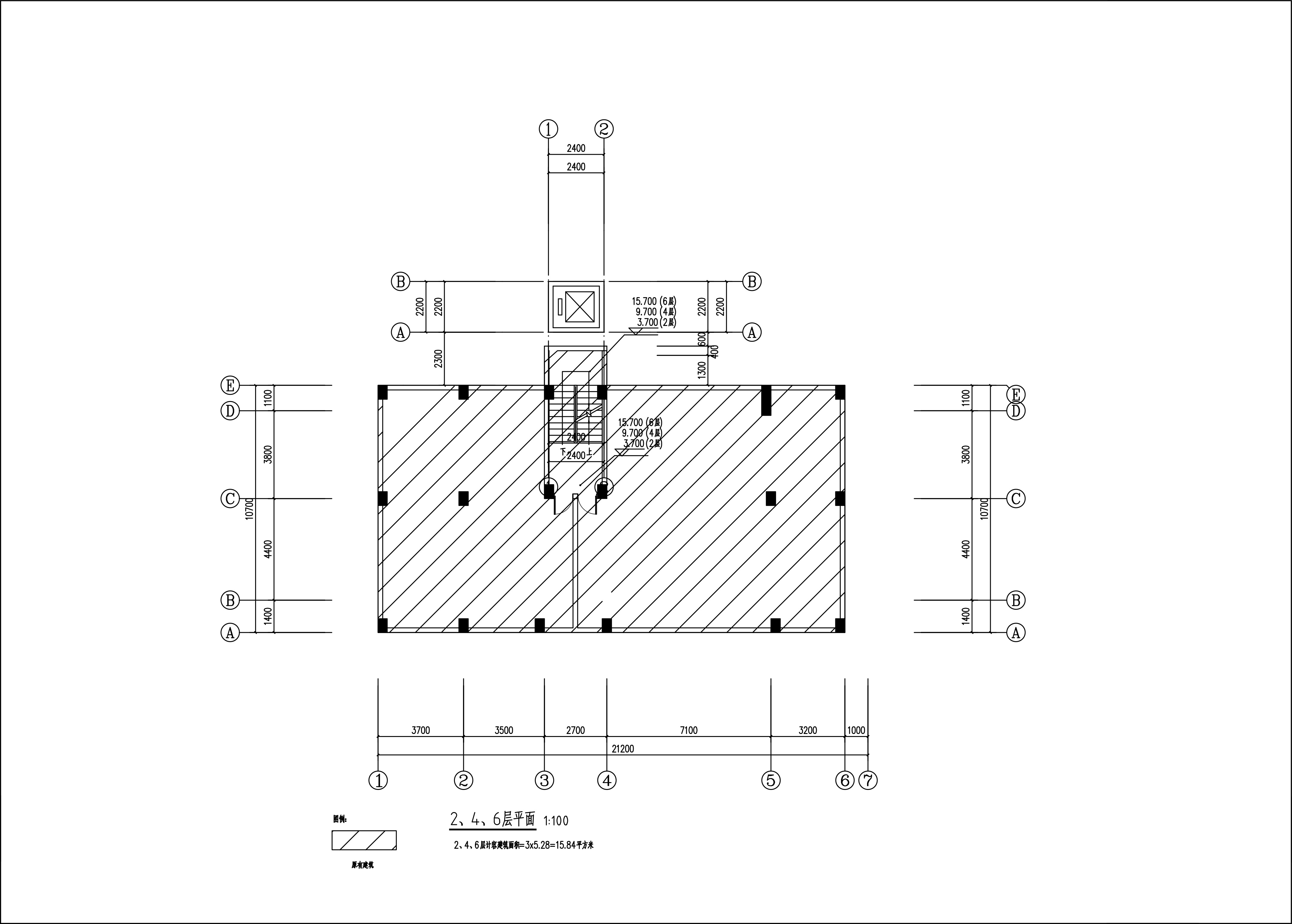 新城清遠(yuǎn)供電局宿舍電梯建筑圖_2、4、6層 不設(shè)電梯出入口.jpg