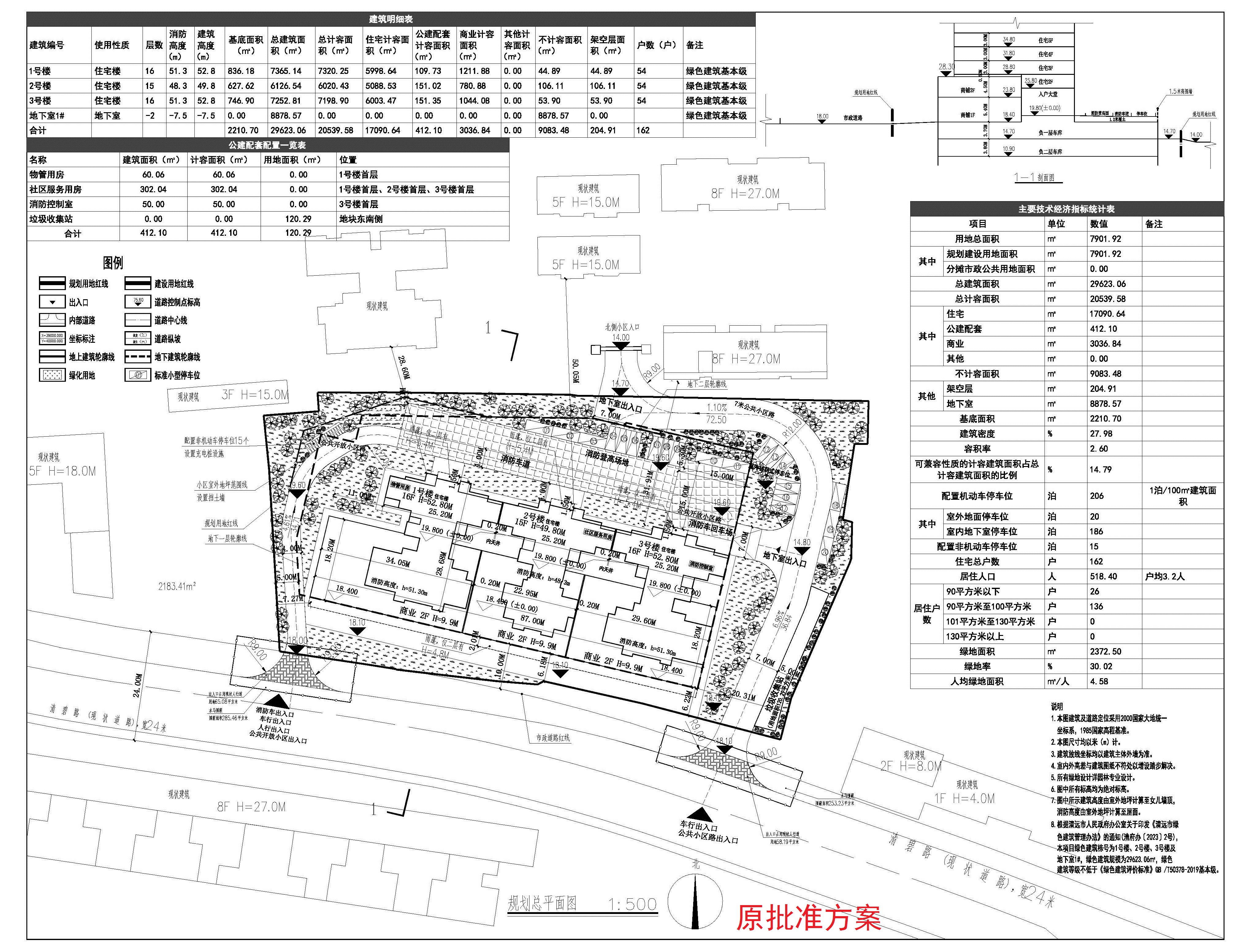 維多利商住小區(qū)總平面圖-原批準(zhǔn)方案.jpg