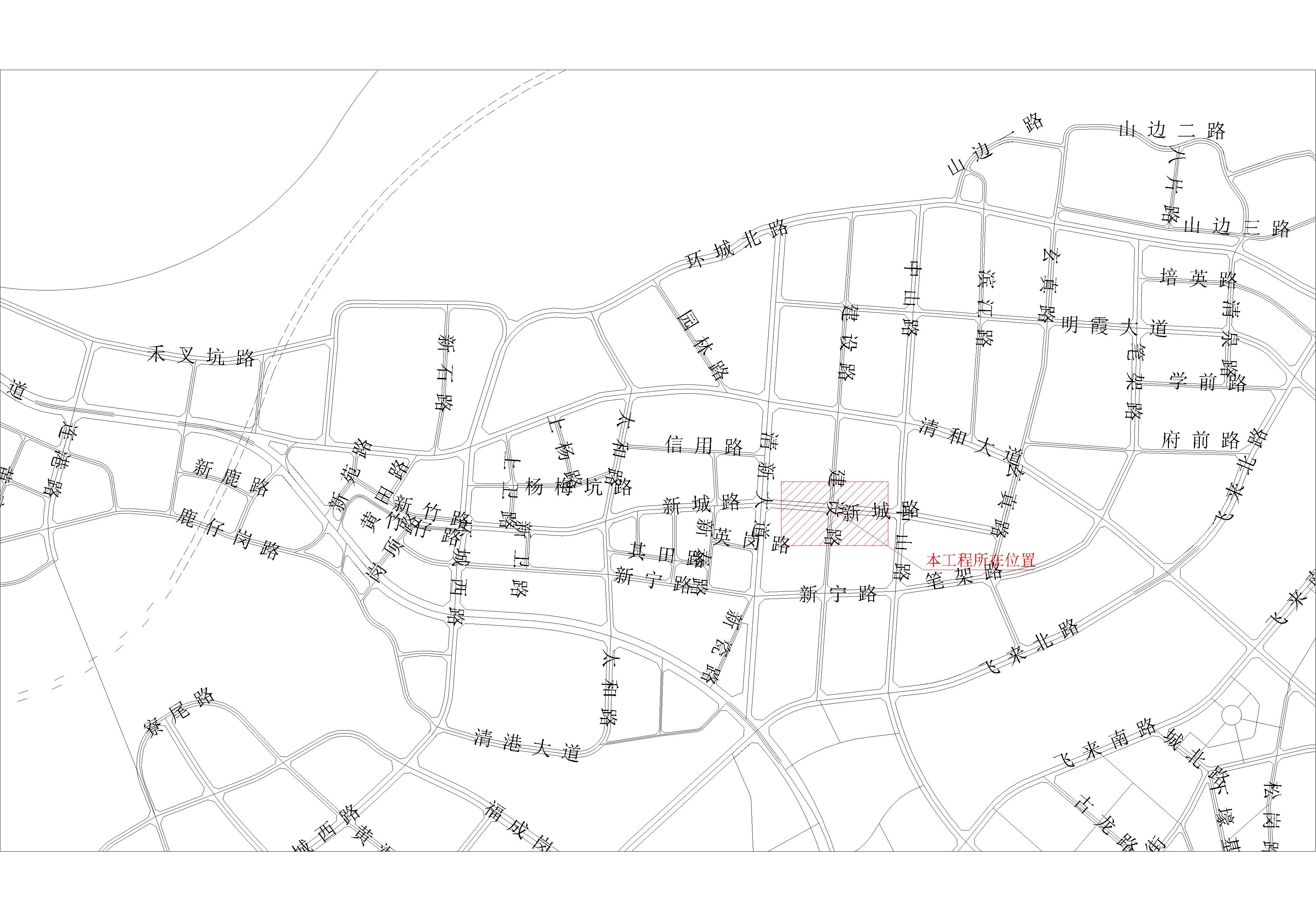 清遠(yuǎn)市新城路（清新大道至中山路段）市政燃?xì)夤こ虆^(qū)位圖.jpg